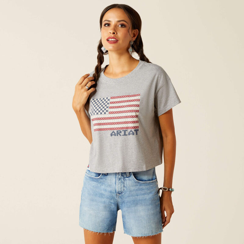 HOMESPUN FLAG T-SHIRT