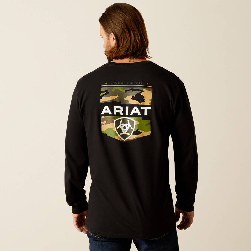 ARIAT LOTF CAMO SHIELD T-SHIRT