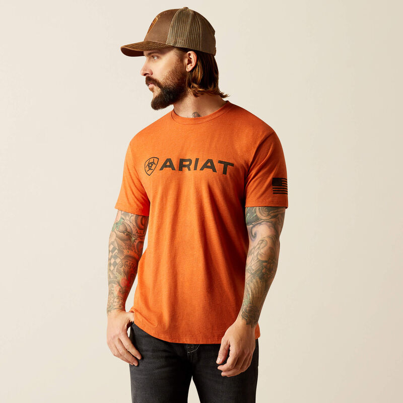 ARIAT SHIELD FLAG T-SHIRT