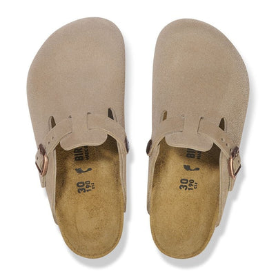 KIDS' BOSTON TAUPE SUEDE