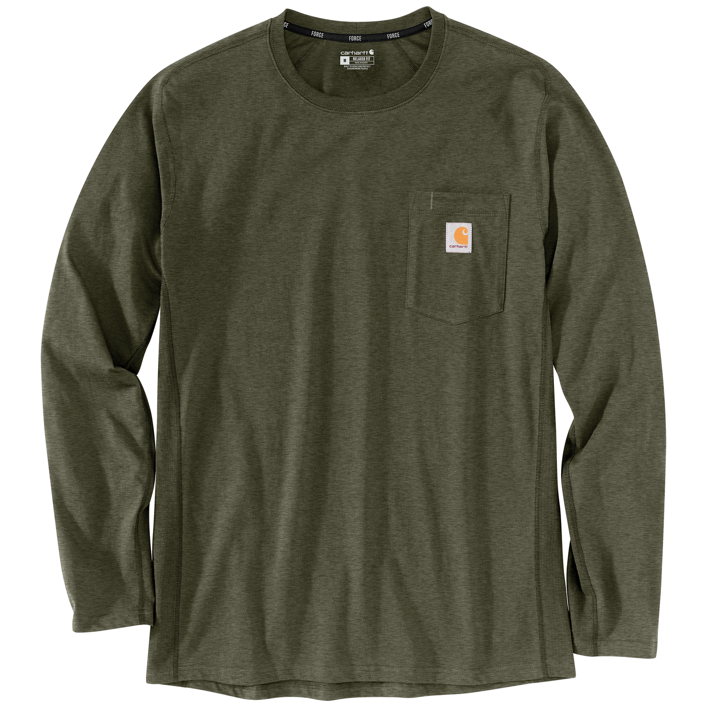 FORCE RELAXED FIT LONG-SLEEVE POCKET T-SHIRT