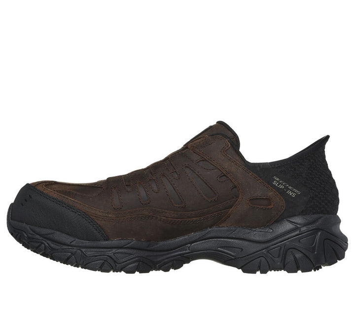 SKECHERS SLIP-INS WORK: HOLDREDGE - RYKER (COMP TOE)