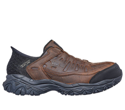 SKECHERS SLIP-INS WORK: HOLDREDGE - RYKER (COMP TOE)