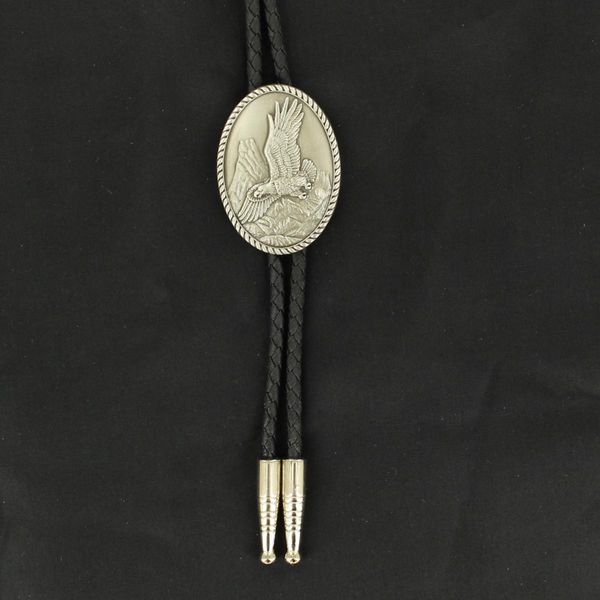 BOLO TIE PEWTER EAGLE