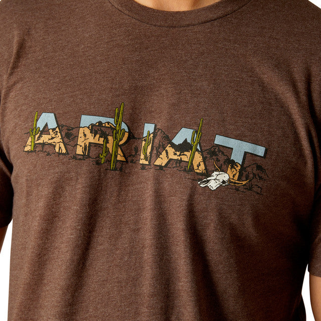 ARIAT DESERTSCAPE LOGO GRAPHIC T-SHIRT