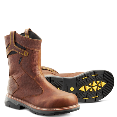 MEN'S PATTON WELLINGTON WATERPROOF PULL ON SAFETY WORK BOOT