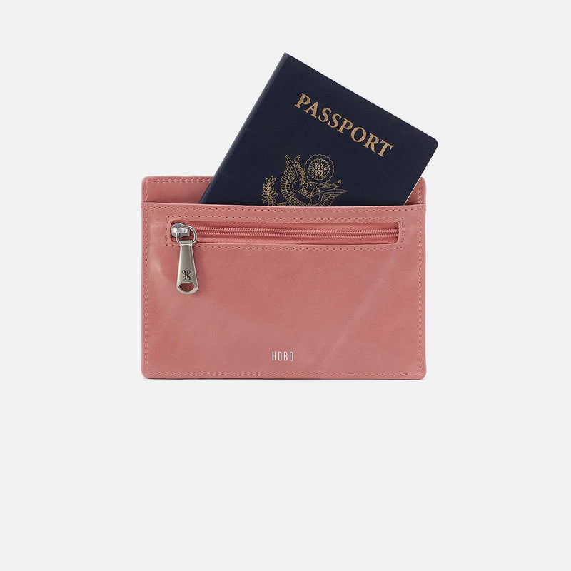 EURO SLIDE CARD CASE ROSE