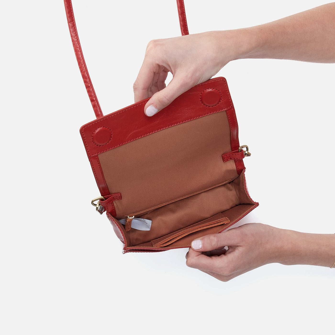 JILL PHONE CROSSBODY BRICK