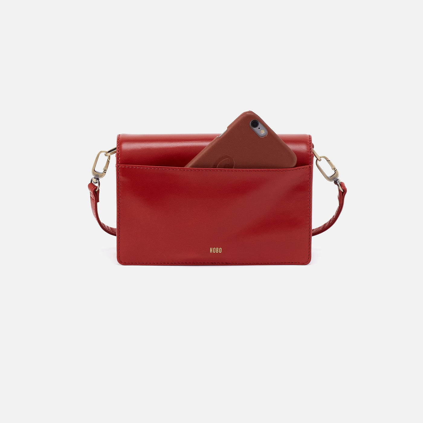 JILL PHONE CROSSBODY BRICK