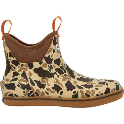 MEN'S 6 IN DUCK CAMO ANKLE DECK BOOT