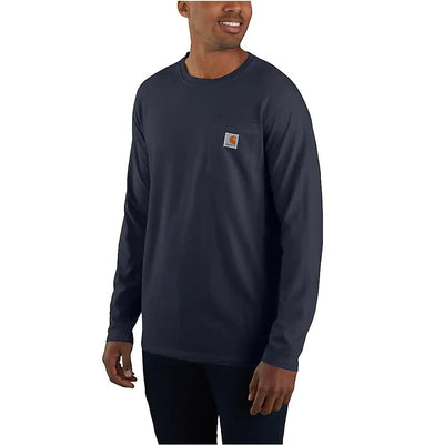 FORCE RELAXED FIT LONG-SLEEVE POCKET T-SHIRT