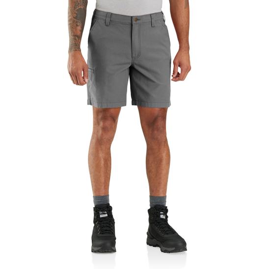 RUGGED FLEX RELAXED FIT CANVAS WORK SHORT