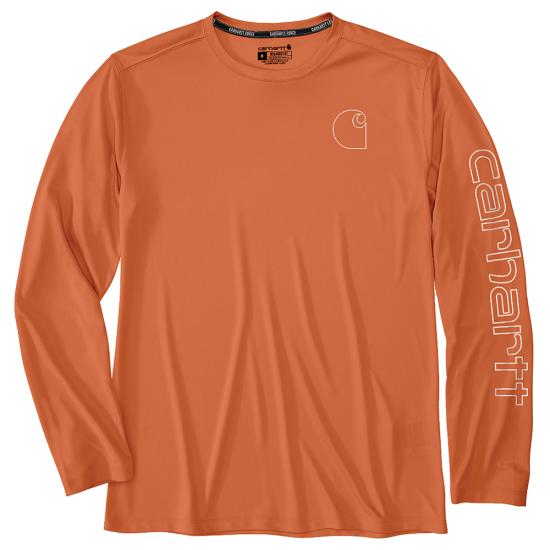 FORCE SUN DEFENDER LIGHTWEIGHT LONG-SLEEVE GRAPHIC T-SHIRT