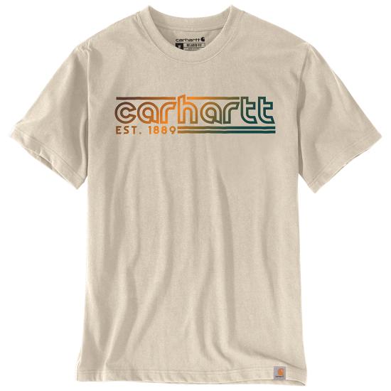 RELAXED FIT LIGHTWEIGHT SHORT-SLEEVE LOGO GRAPHIC T-SHIRT