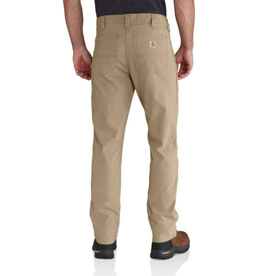 MEN'S 5-POCKET PANT- TAPERED SLIM FIT- RUGGED FLEX - CANVAS