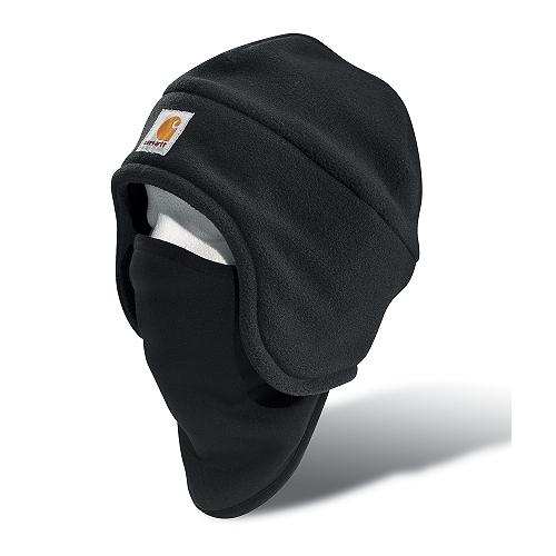 FLEECE 2-IN-1 FACE MASK -CHARC