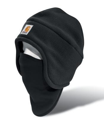 FLEECE 2-IN-1 FACE MASK BLK