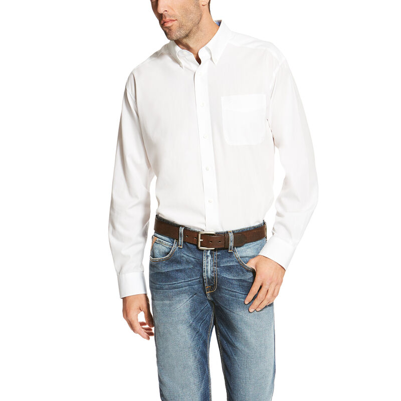 WRINKLE FREE SOLID SHIRT