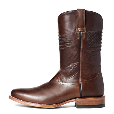 CIRCUIT PATRIOT SQUARE TOE WESTERN BOOT