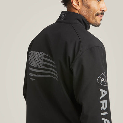 LOGO 2.O PATRIOT SOFTSHELL WATER RESISTANT JACKET