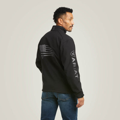 LOGO 2.O PATRIOT SOFTSHELL WATER RESISTANT JACKET