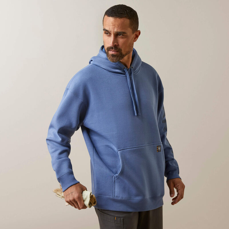 REBAR GRAPHIC HOODIE - COASTAL