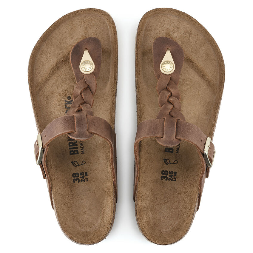 GIZEH BRAID OILED LEATHER