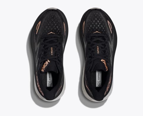 WOMEN'S CLIFTON 9 WIDE - BLACK/ROSE GOLD