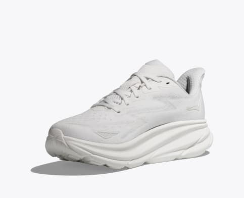 WOMEN'S CLIFTON 9 - WHITE/WHITE