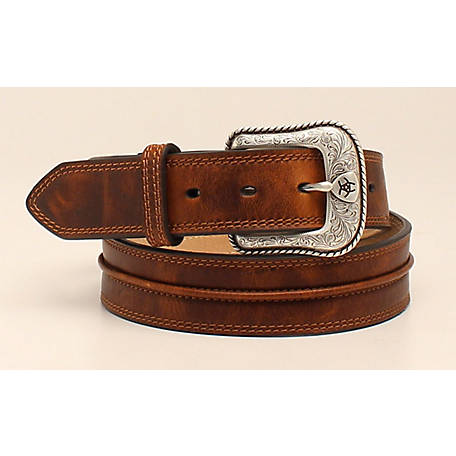 ARIAT MED BROWN 1 1/2 IN BELT