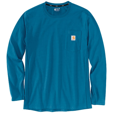 FORCE LS POCKET TEE - MARINE BLUE