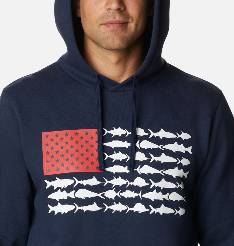 PFG FISH FLAG II HOODIE NAVY