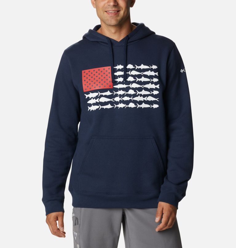 PFG FISH FLAG II HOODIE NAVY