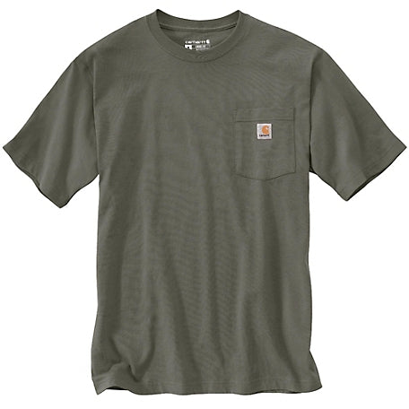 k87 LOOSE FIT POCKET TEE- DUSTY OLIVE