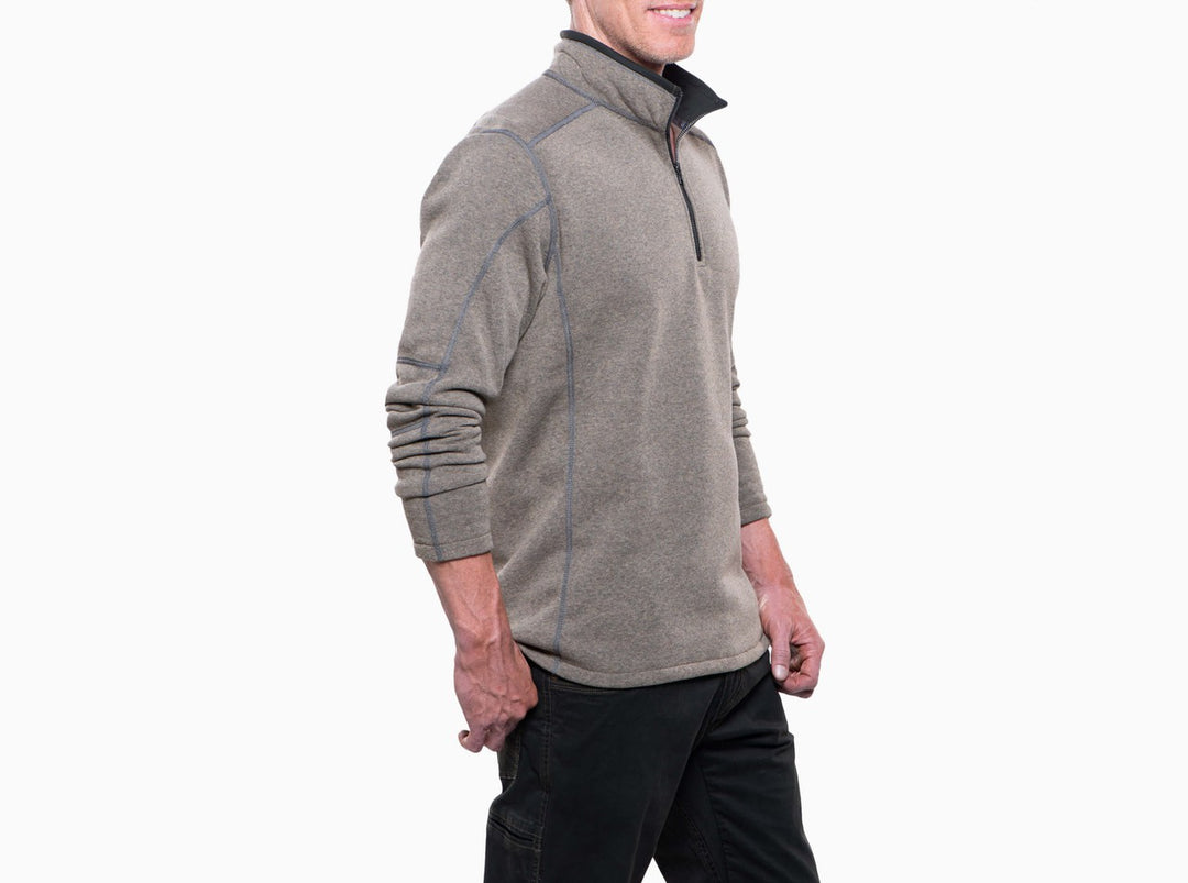REVEL 1/4 ZIP SWEATER - OATMEAL