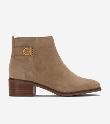 HOLIS BUCKLE BOOTIE - LATTE