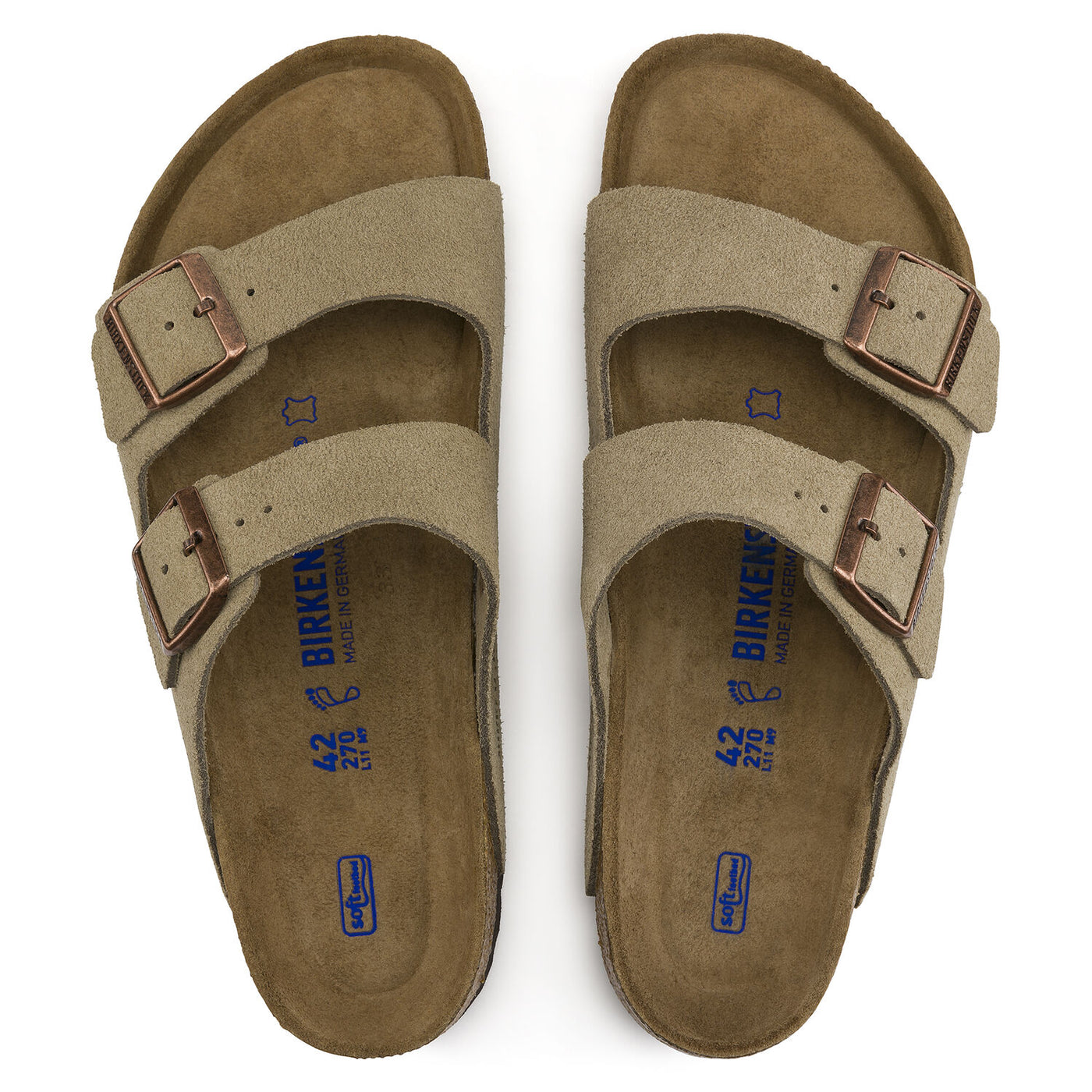 ARIZONA SOFT FOOTBED SUEDE LEATHER