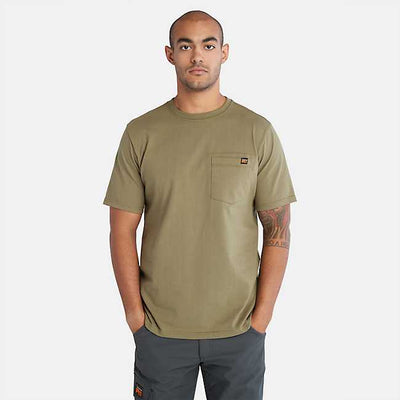 MEN'S CORE POCKET T-SHIRT - BURNT OLIVE