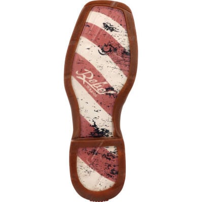 UNION PATRIOTIC PULL-ON WESTERN FLAG BOOT