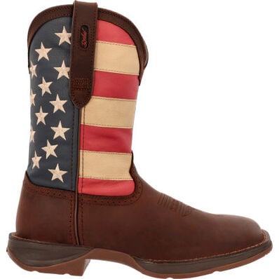 UNION PATRIOTIC PULL-ON WESTERN FLAG BOOT