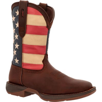 UNION PATRIOTIC PULL-ON WESTERN FLAG BOOT