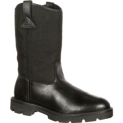 ROCKY WARDEN PULL-ON WELLINGTON PUBLIC SERVICE BOOT