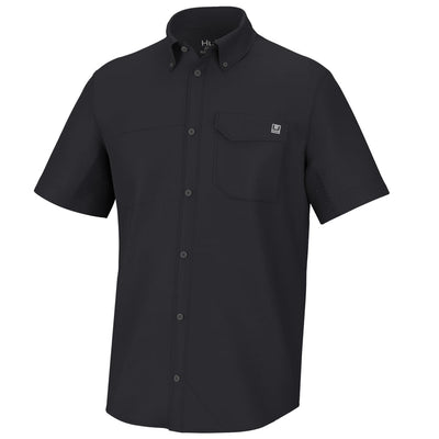 HUK TIDE POINT BUTTON-DOWN SHORT SLEEVE