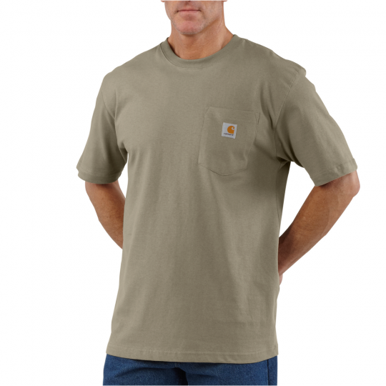 K87 LOOSE FIT POCKET TEE - DESERT