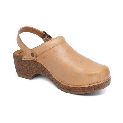 BECKIE CORK CLOG - NATURAL