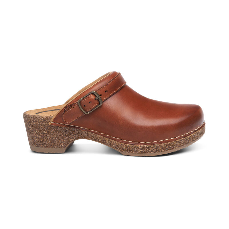 BECKIE CORK CLOG - COGNAC