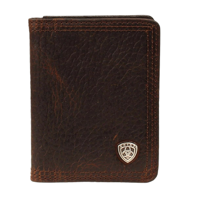 ARIAT WORK BIFOLD W/ FLIP & SHIELD LOGO