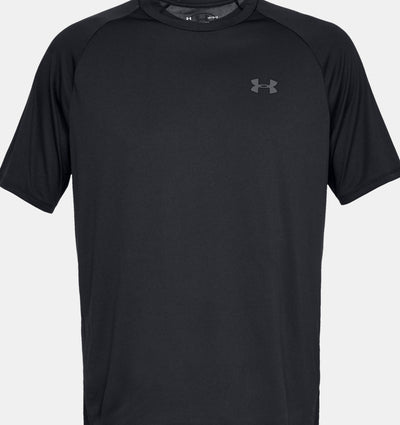 UA TECH TEE SS BLACK