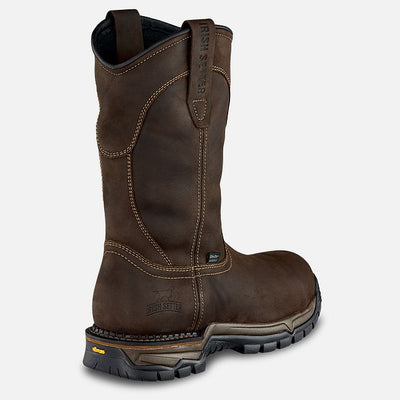 TWO HARBORS: 11-IN WATERPROOF SAFETY TOE PULL-ON BOOT