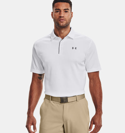 TECH POLO  - WHITE / GRAPHITE